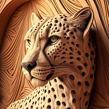 3D model st Cheetah (STL)